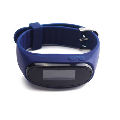 Unisex Silica Ge Pedómetro Básico Reloj de Muñeca Estilo de Caminar Reloj Pedómetro