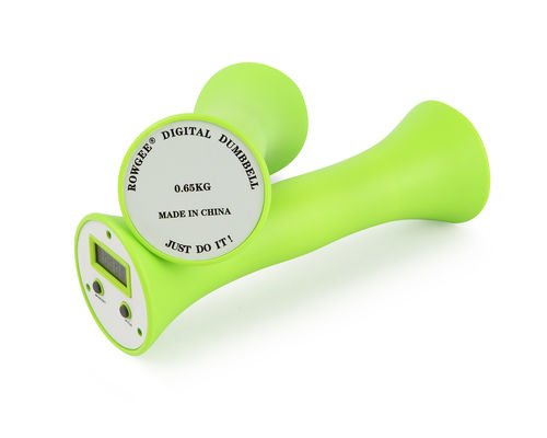 Personalización Dama Digital Dumbbell Gimnasio Fitness Dumbbell PP y acero