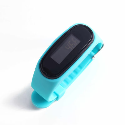 Cinturón de silicona Fitness 10 minutos temporizador con zumbido Reloj con conteo de pasos de peso preestablecido