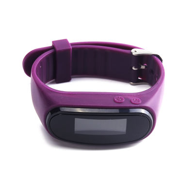 Pulsera de seguimiento de pasos de gel de silicio de acondicionamiento físico