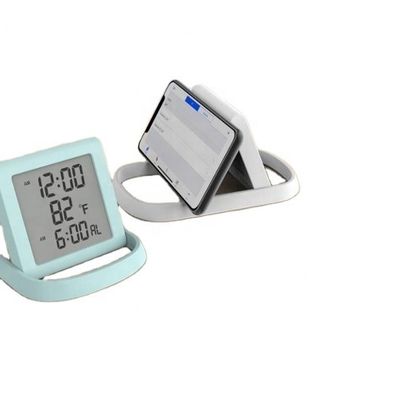 Reloj multifuncional con pantalla de teléfono con temperatura y movimiento electrónico