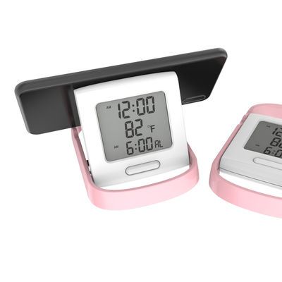 Display de reloj digital de mesa multifuncional con calendario y temperatura