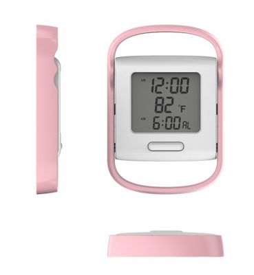 Reloj digital LCD Mini Reloj digital de cama para familia y diseño de moda