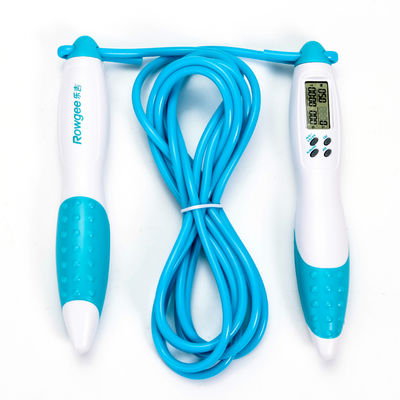 Cuerdas de salto de acondicionamiento físico azul unisex para el hogar Cuerdas de salto de acondicionamiento físico con velocidad de rodamiento ajustable JP-100