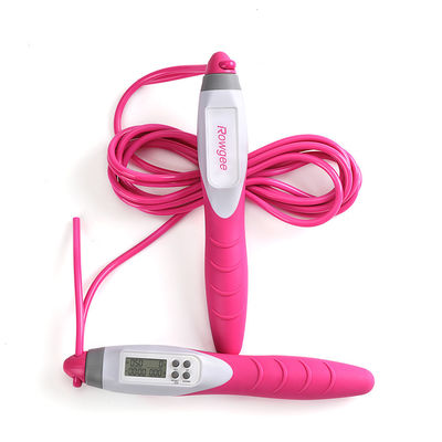 OEM ODM cuerda de salto 280G de alta velocidad con mango de metal de PVC