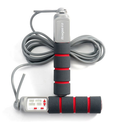 Cuerdas de salto para ejercicios Rowgee OK-168 Logotipo personalizado Ajustable de alta velocidad Cuerdas de salto ponderadas para entrenamientos