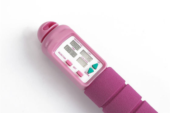 Diseño minimalista Meranti Fitness rosa Corda de salto Electrodo Estética