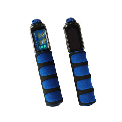 Cuerdas de salto de acondicionamiento físico Logotipo de color personalizado Negro Azul Oscuro Cuerdas de salto de acondicionamiento físico Electrónico Ejercicio Cuerdas de salto OK-168