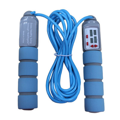 Cuerdas de salto de fitness 20 Kgs Cuerdas de salto de PVC para entrenamiento de fitness con mango de PP OK-168 Baby Color Azul