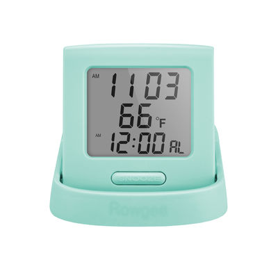 Reloj de alarma digital comercial con calendario de temperatura y función de reposo