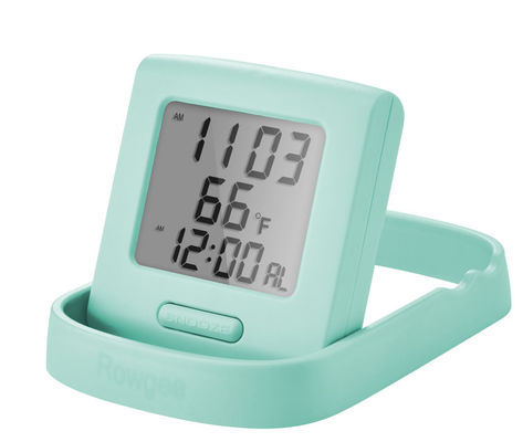 Reloj de alarma digital personalizado con porta móvil para el hogar