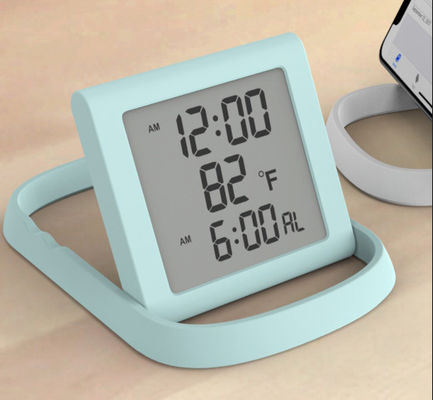 Función de sueño conveniente Reloj de alarma de viaje digital con pantalla LCD grande