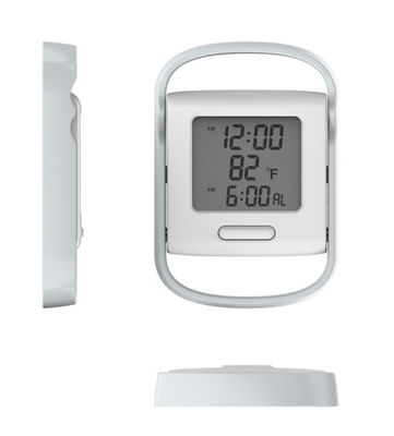 112x78x18mm Reloj digital operado por batería y combinación de soporte telefónico