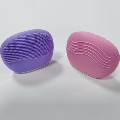 Instrumento suave de limpieza facial de mano, limpiador de cara de silicona, limpio a fondo