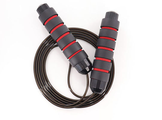 OEM velocidad ajustable Fitness cuerda de salto Rojo para hombre mujer construir músculo