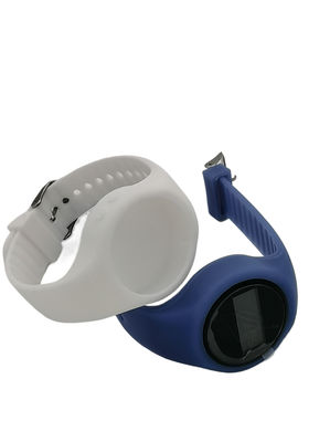 L24*Dia3.7cm Pedómetro de pulsera Reloj con contadores de calorías quemadas