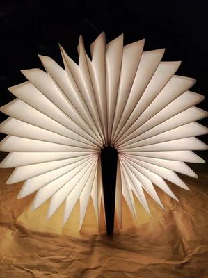 Mini luz nocturna de led recargable luz de libro de lectura plegable luz de libro LED luz de noche USB