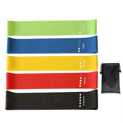 Deportes Yoga Mini Butt Fuerza Latex Personalizado Ejercicio Resistencia Fitness Loop Bands Set