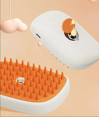 Cepillo de masaje de vapor para mascotas con cabezas desmontables para una limpieza fácil