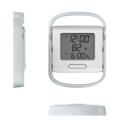 Reloj multifuncional con pantalla de teléfono con temperatura y movimiento electrónico