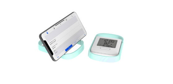 Display portátil de reloj digital de mesa multifuncional con calendario y temperatura