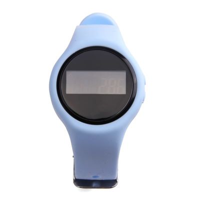 Pulsera de seguimiento de pasos de gel de sílice de acondicionamiento físico personalizada puesta en el reloj de tiempo de descanso Buzzer
