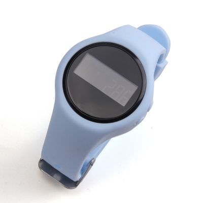 Pulsera de seguimiento de pasos de gel de sílice de acondicionamiento físico personalizada puesta en el reloj de tiempo de descanso Buzzer