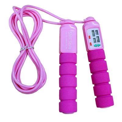 Ejercicio de salto de cuerda de gimnasio Salto de cuerda de plástico