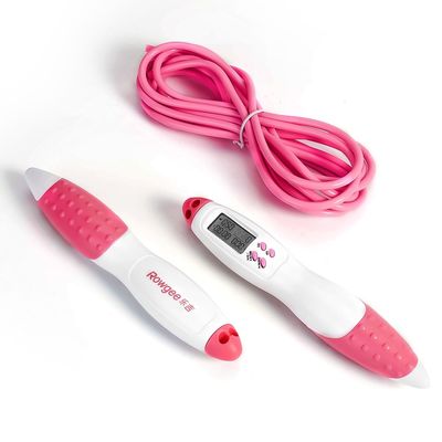 Cuerdas de salto de acondicionamiento físico de longitud ajustable Cuerdas de salto con perlas Sensor inteligente Tipo JP-100 Para gimnasio 175 X Regulación de presión