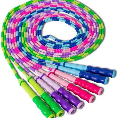 Ajuste de velocidad cuerda cuerpo de construcción de equipo de acondicionamiento físico pantalla de bambú cuerda de salto