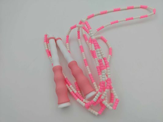 Color rosa Unisex Bambú Deportes Salto de cuerda Ejercicio Salto de cuerda Para niño adolescente
