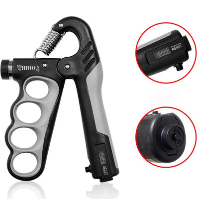 Five Finger Fortifier Handle Fitness Ejercicio de fuerza de fuerza portátil de metal de silicona Ejercicio de brazo Logotipo personalizado