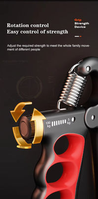 Five Finger Fortifier Handle Fitness Ejercicio de fuerza de fuerza portátil de metal de silicona Ejercicio de brazo Logotipo personalizado