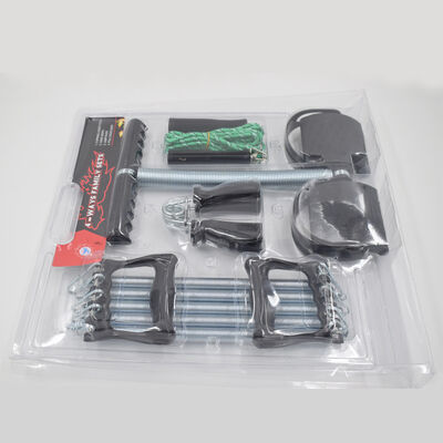 Conjunto completo de ejercicios en casa Entrenador de resistencia de pedal, salto de cuerda, agarre de mano, herramientas de acondicionamiento físico versátiles para entrenamiento básico de brazos y piernas en cualquier momento y en cualquier lugar