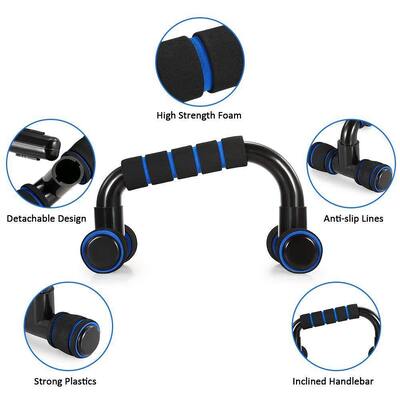 Equipo de gimnasio para el hogar con rodillo ab Push Up Bares Bandas de resistencia Saltar cuerda y estera