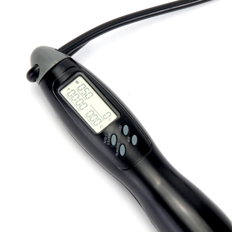 Cuerdas de salto para ejercicios físicos longitud de cuerda ajustable JP-100 LCD Panel de contador Cuerdas de salto para ejercicios físicos