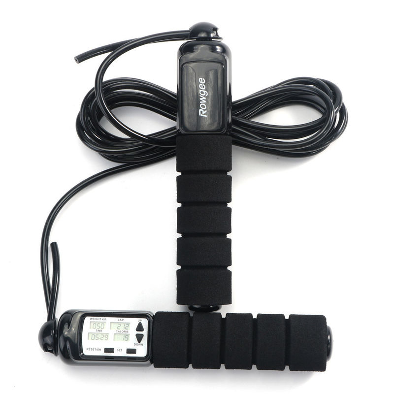 Cuerdas de salto para ejercicios Rowgee OK-168 Logotipo personalizado Ajustable de alta velocidad Cuerdas de salto ponderadas para entrenamientos