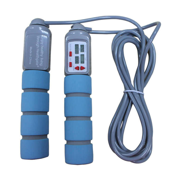 Cuerdas de salto de fitness 20 Kgs Cuerdas de salto de PVC para entrenamiento de fitness con mango de PP OK-168 Baby Color Azul