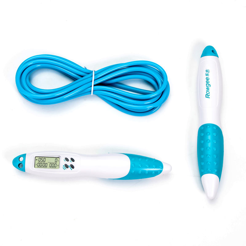 Cuerdas de salto de acondicionamiento físico azul unisex para el hogar Cuerdas de salto de acondicionamiento físico con velocidad de rodamiento ajustable JP-100