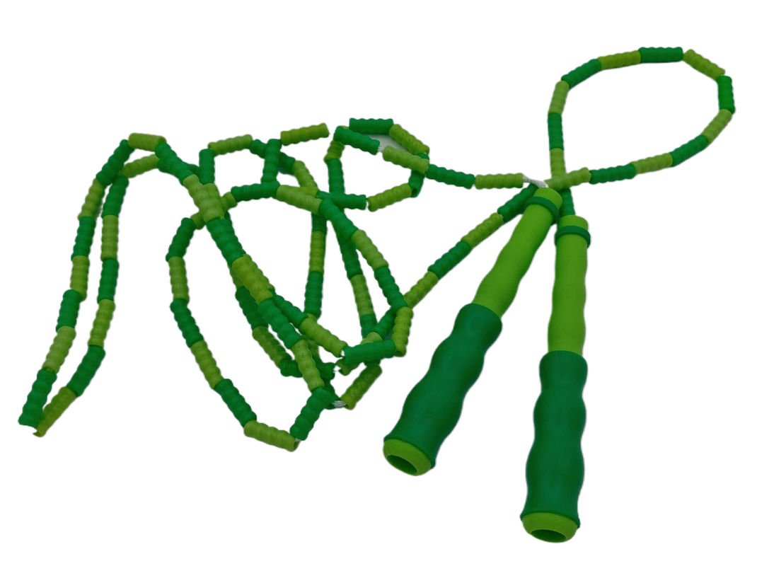 Color verde Unisex Bambú Salto de cuerda Ejercicio Salto de cuerda para niño adolescente
