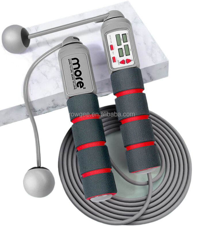 Contador de calorías Entrenamiento de salto de cuerda sin cable para principiantes Multifuncional
