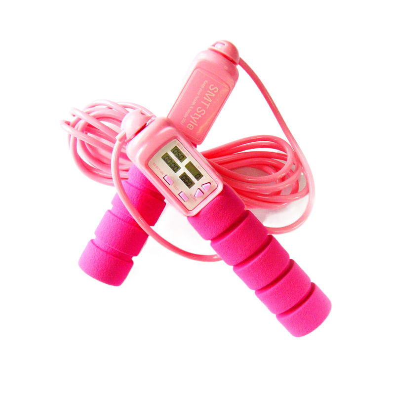 Cuerdas de salto de acondicionamiento físico 18500 mm Rojo de peso aeróbicos Salto de cuerda para mujeres Aplicable gimnasio de escena