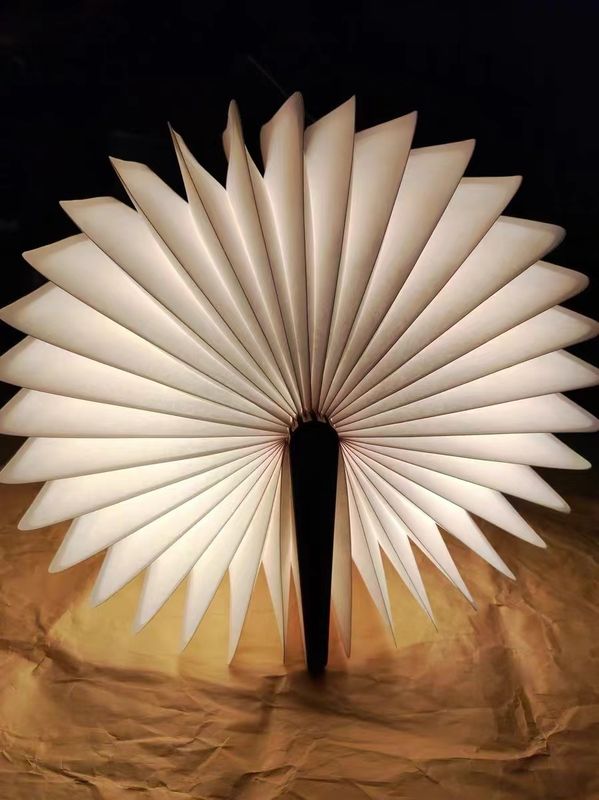 Mini luz nocturna de led recargable luz de libro de lectura plegable luz de libro LED luz de noche USB