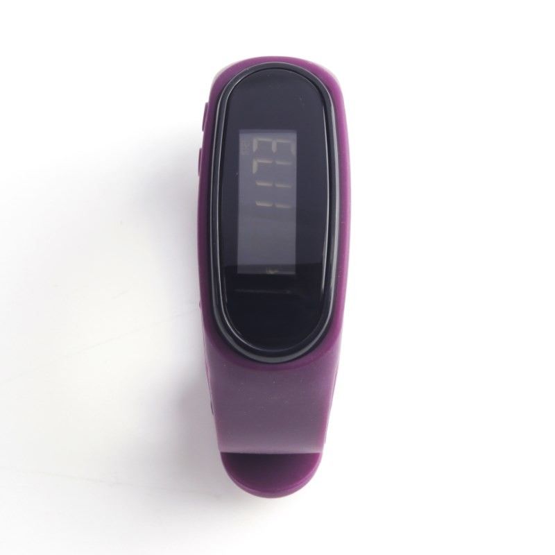 Cinturón de silicona Fitness 10 minutos temporizador con zumbido Reloj con conteo de pasos de peso preestablecido