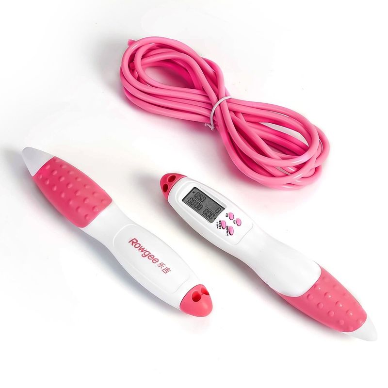Cuerdas de salto de acondicionamiento físico de longitud ajustable Cuerdas de salto con perlas Sensor inteligente Tipo JP-100 Para gimnasio 175 X Regulación de presión