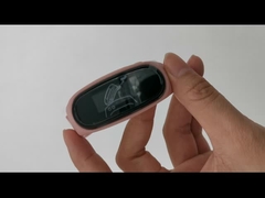 Medidor de pasos de manija rosa