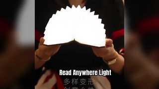Luz de libro plegable